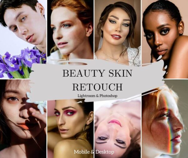 10 Beauty Skin Retouch Presets Perfect Skin Presets Portrait DNG XMP - DL Presets