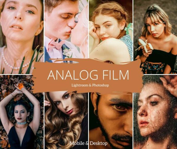 Analog Film Presets Lightroom Mobile & Desktop Film Look Presets Cinematic Aesthetic (1)