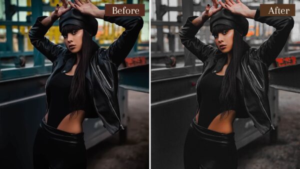 Black Mood Presets Minimal Dark Lightroom Presets Black Filter DL Presets 3