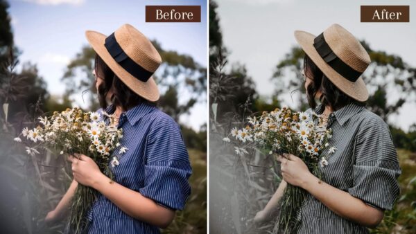 Black Tone Presets Dark Moody Lightroom Presets Filter for Influencer DL Presets 2