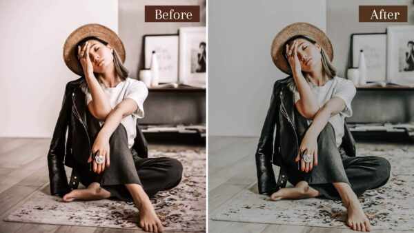 Black Tone Presets Dark Moody Lightroom Presets Filter for Influencer DL Presets 3