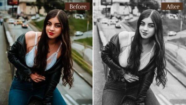 Black Tone Presets Dark Moody Lightroom Presets Filter for Influencer DL Presets 6