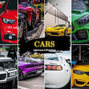 Car Presets for Lightroom Mobile & Desktop, Automotive DNG Presets Vehicles