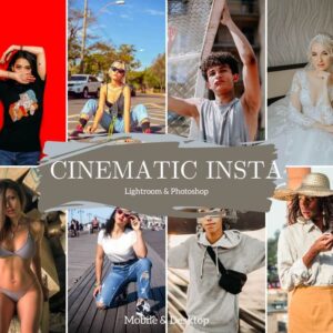 Cinematic Lightroom Mobile & Desktop Presets Film Stills Professional