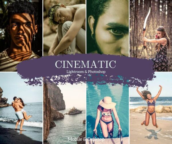 Cinematic Presets Lightroom Mobile & Desktop Indie Film Hollywood Cine Look