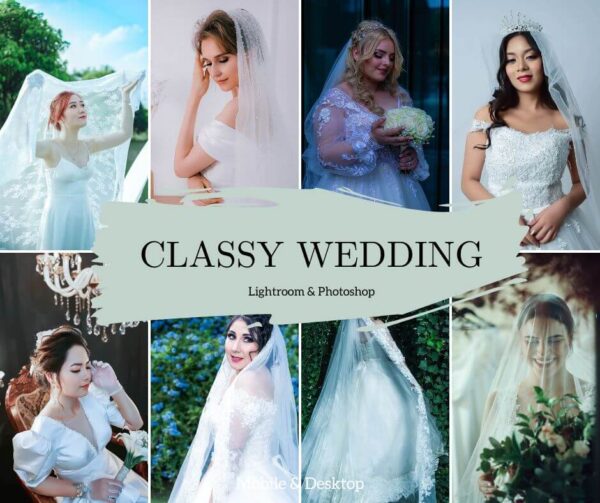 Classy Wedding Lightroom Presets Mobile & Desktop For Indoor Outdoor Photoshoot