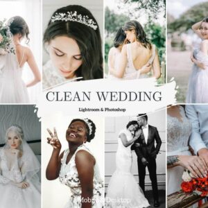 Clean Wedding Presets Lightroom Fashion Celebration Filters Filters - DL Preset