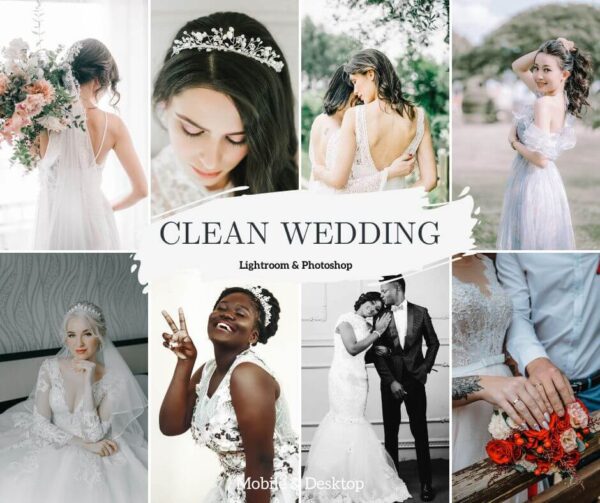 Clean Wedding Presets Lightroom Fashion Celebration Filters Filters - DL Preset