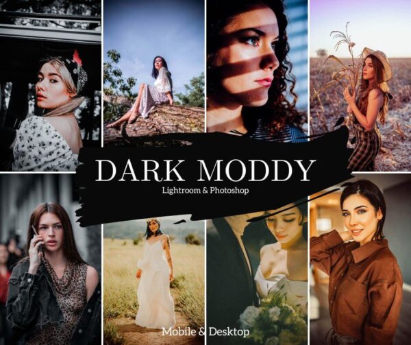 Dark and Moody Presets - Lifestyle Presets Lightroom Desktop & Mobile - DL Presets (1)