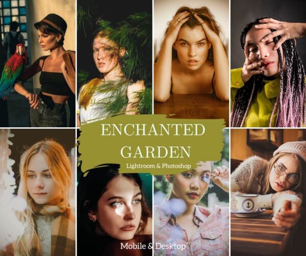 Enchanted Garden Lightroom Presets Mobile & Desktop Rich Earthy Tone Preset DL