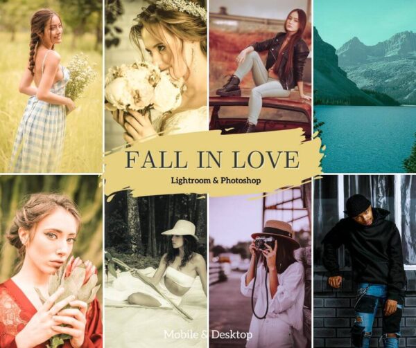 Fall in Love Preset Lightroom Mobile & Desktop Presets Portrait - Dl Presets