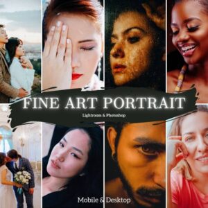 Fine Art Portrait Presets Filter Lightroom Mobile & Desktop