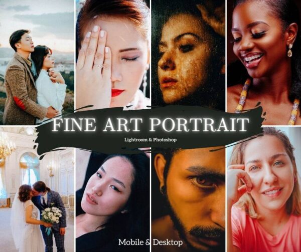 Fine Art Portrait Presets Filter Lightroom Mobile & Desktop