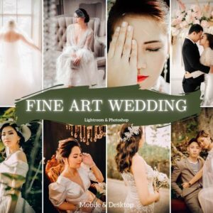 Fine art Wedding Presets Lightroom Bright Airy Preset Mobile & Desktop