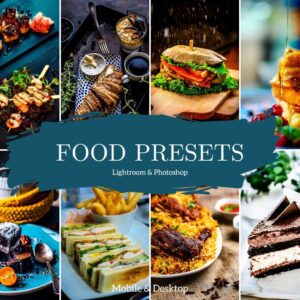 Food Presets Lightroom Mobile & Desktop Preset Premium Photography Editing Tools