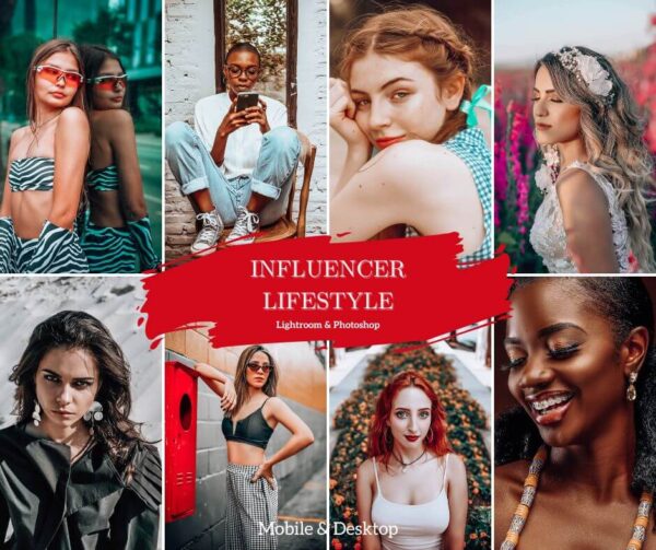 Influencer Lifestyle Presets Fashion Filter Cafe Desktop & Mobile - DL Presets