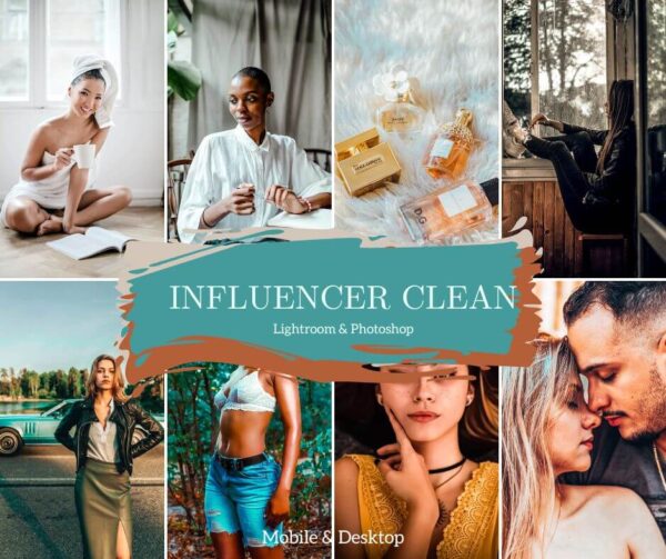 Influencer Presets Clean Lightroom Desktop & Mobile Blogger Lifestyle Preset - DL presets