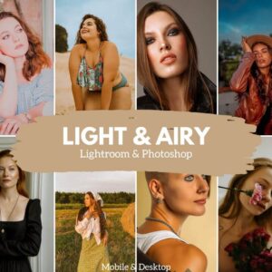 Light & Airy Lightroom Mobile & Desktop Natural Light Photo Filter - DL Presets