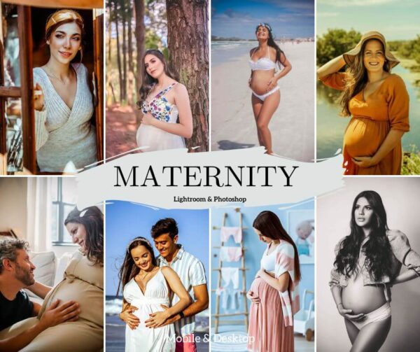 Maternity Presets Lightroom Desktop & Mobile Indoor, Family, Newborn, Mother