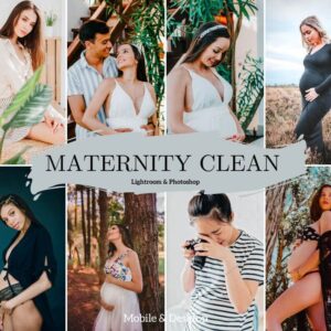 Maternity Presets Lightroom Mobile e Desktop Family Preset Motherhood