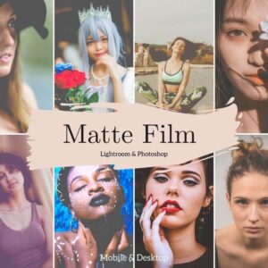 Matte Lightroom Presets Desktop & Mobile Muted Tones Filters - DL Presets