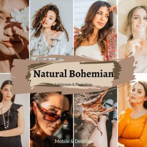 Natural Presets Bohemian Lightroom Mobile & Desktop Creamy Filters - DL Presets