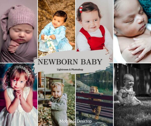 Newborn Baby Presets Lightroom Mobile & Desktop Family DNG Preset DL