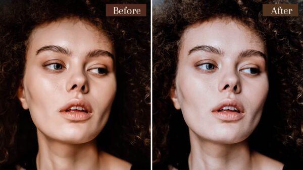 Portrait Retouching Presets Lightroom Mobile Desktop Face Bright 11