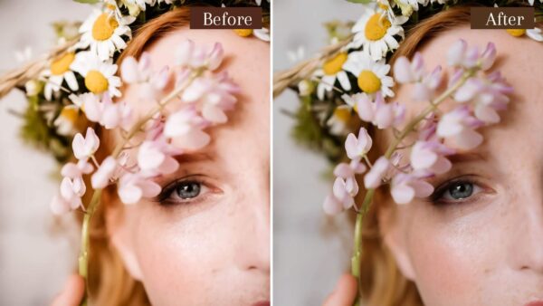 Portrait Retouching Presets Lightroom Mobile Desktop Face Bright 4