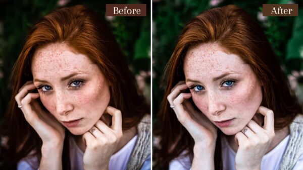 Portrait Retouching Presets Lightroom Mobile Desktop Face Bright 7