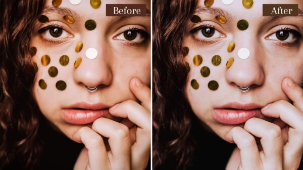 Portrait Retouching Presets Lightroom Mobile Desktop Face Bright 9