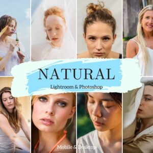 Presets Natural Filter Lightroom Mobile & Desktop No Filter Bright Clean Influencer