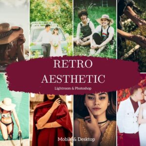 Presets Retro Aesthetic Lightroom Mobile & Desktop Vintage Presets Instagram -DL Presets