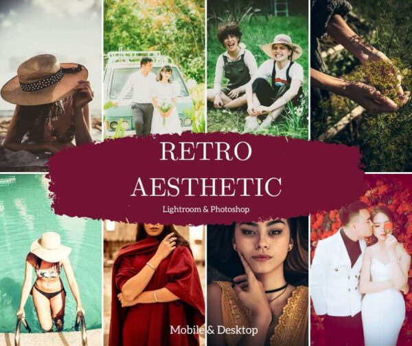 Presets Retro Aesthetic Lightroom Mobile & Desktop Vintage Presets Instagram -DL Presets