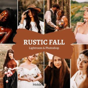 Rustic Fall Lightroom Presets Pack for Desktop & Mobile, Moody Warm Tones - DL Presets (1)