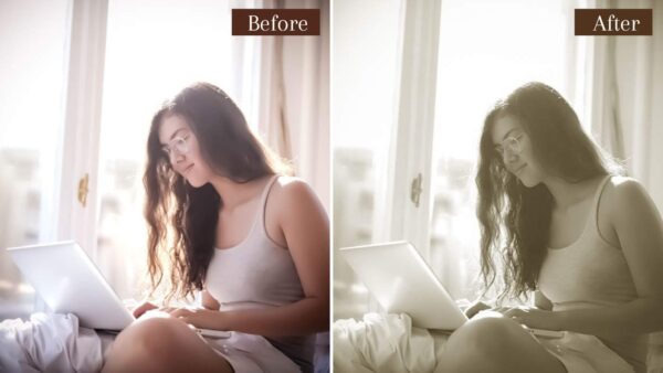 Sepia Lightroom Presets for Desktop Mobile Lifestyle Wedding Filters XMP 7