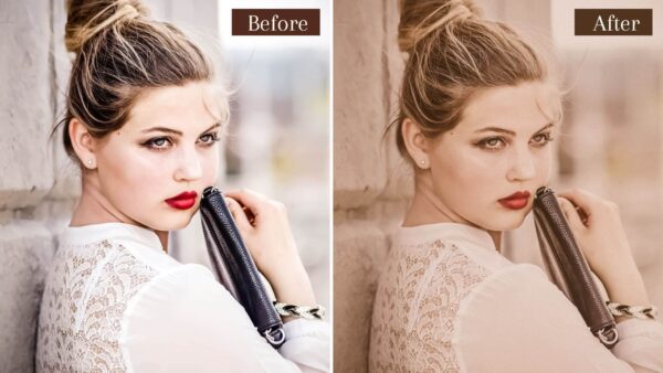 Sepia Lightroom Presets for Desktop Mobile Lifestyle Wedding Filters XMP 8