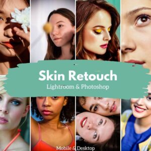 Skin Retouch Lightroom Presets Mobile & Desktop Beauty Selfie Makeup Preset DL