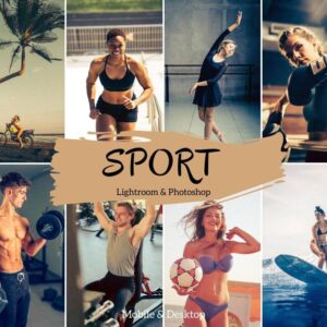 Sports Presets Lightroom Mobile & Desktop Fitness Preset Workout