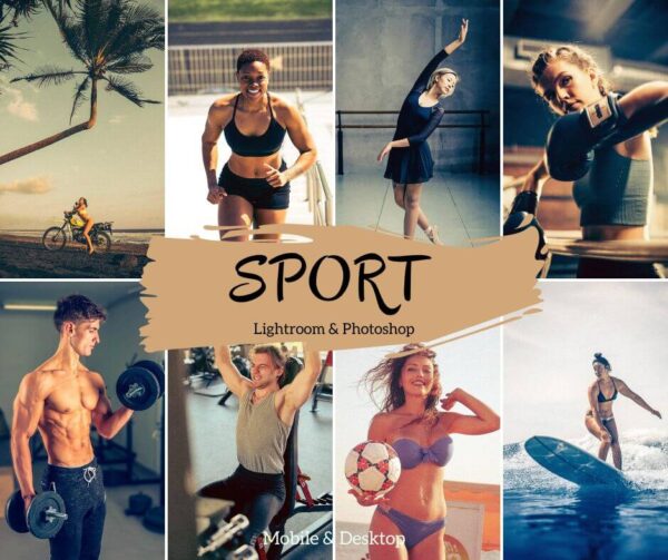 Sports Presets Lightroom Mobile & Desktop Fitness Preset Workout