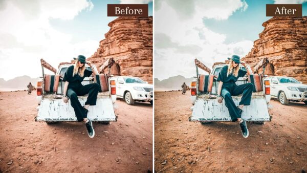 Travel blogger Presets Lightroom Mobile Wanderlust Preset Moody 6