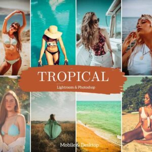 Tropical Lightroom Presets for Summer Travel Influencer Lifestyle Filters - Dl Presets (1)