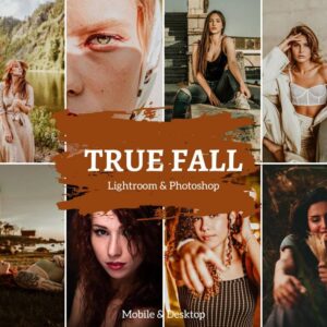 True Fall Presets Lightroom Mobile & Desktop Rustic Golden Presets Warm - Dl Presets