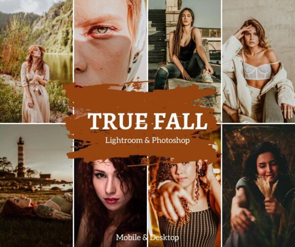 True Fall Presets Lightroom Mobile & Desktop Rustic Golden Presets Warm - Dl Presets