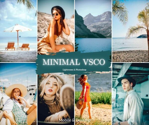 VSCO Minimal Presets Lightroom Mobile & Desktop Warm Photo Editing for Insta