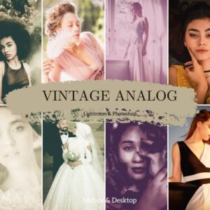 Vintage Analog Presets Lightroom Mobile & Desktop Retro Preset Old Photo