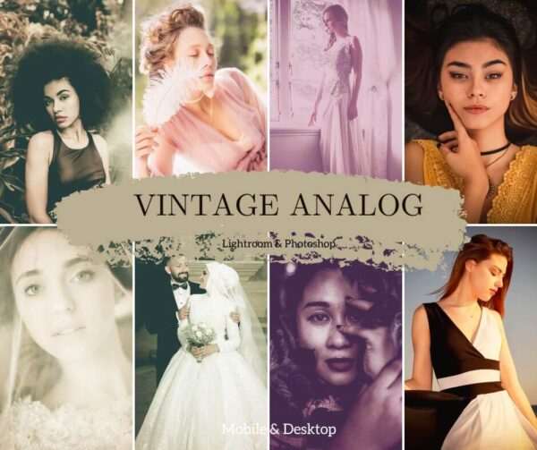 Vintage Analog Presets Lightroom Mobile & Desktop Retro Preset Old Photo