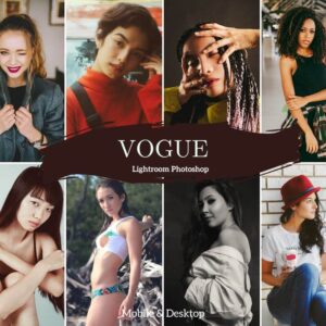 Vogue Presets Fashion Lightroom Mobile & Desktop Magazine Editorial Presets