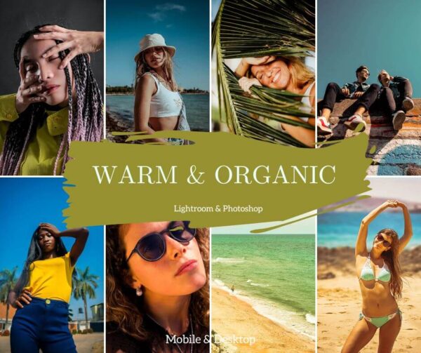 Warm & Organic Presets Lightroom Mobile & Desktop Organic Boho Home Preset