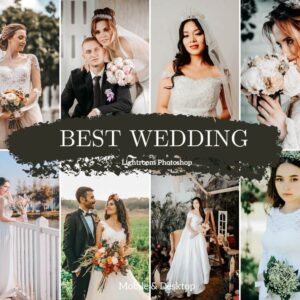 Wedding Lightroom Presets Boho Couple Moody Cream Wedding Filter (1)